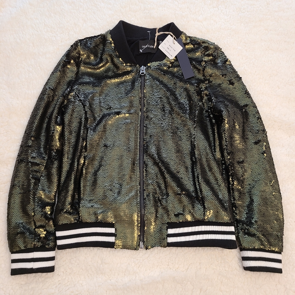 New green bomber jacket
